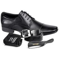 Kit Sapato Social Masculino RAFARILLO 34055 Kit Sapato Social Masculino RAFARILLO 34055