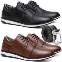 kit Sapato Social Masculino Sapato conforte e cinto social kit Sapato Social Masculino Sapato conforte e cinto social