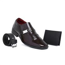 Kit sapato social masculino vegas store
