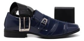 Kit Sapato Social Masculino Verniz Moderno Casamento Kit Sapato Social Masculino Verniz Moderno Casamento