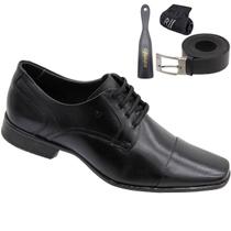Kit Sapato Social Rafarillo Executivo Com Cadarço 4 em 1 Kit Sapato Social Rafarillo Executivo Com Cadarço 4 em 1