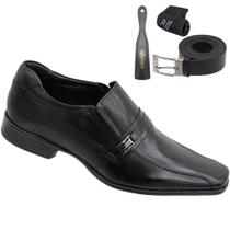 Kit Sapato Social Rafarillo Executivo Sem Cadarço 4 em 1 34064-100 Preto