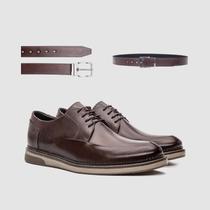 Kit Sapato Social Urbano Marrom Com Cinto Couro Estilo Detroit Moderno Versátil Sofisticação E Estilo Zapattero Kit Sapato Social Urbano Marrom Com Cinto Couro Estilo Detroit Moderno Versátil Sofisticação E Estilo Zapattero