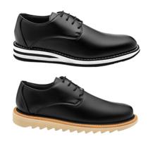 Kit Sapatos Casual Derby + Casual Derby Tratorado