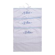 Kit Saquinho de Maternidade Bordado 30cm x 36cm Com 3 Unidades Incomfral