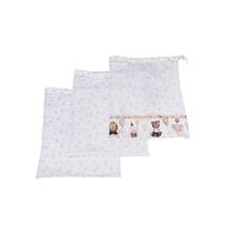 Kit saquinho maternidade muito mimo bege - 3 unidades Kit saquinho maternidade muito mimo bege - 3 unidades
