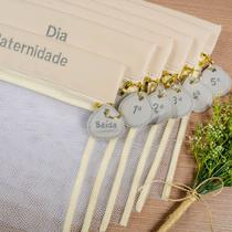 Kit Saquinho Maternidade Palha 6 Peças Kit Saquinho Maternidade Palha 6 Peças
