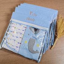 Kit Saquinho Maternidade Trançadinho- Luxo - 4 Peças - Menina-Menino