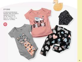 Kit saruel com blusa, boddy e babador