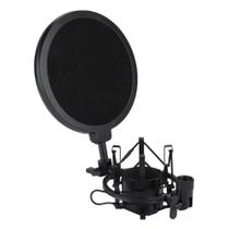 Kit Saty Smpf01 Pop Filter Shock Mount Microfone Condensador Kit Saty Smpf01 Pop Filter Shock Mount Microfone Condensador