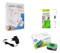 Kit Saúde Infantil Nebulizador + Oximetro pediatrico + Termometro Axilar Digital