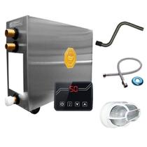 Kit Sauna Impercap 12kw 380 Tri + Kit Instalação + Luminária Kit Sauna Impercap 12kw 380 Tri + Kit Instalação + Luminária