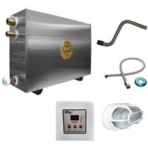 Kit Sauna Impercap 18kw + Kit Instalação + Luminária