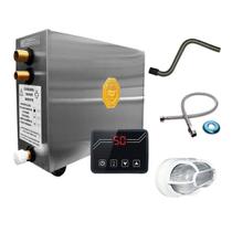 Kit Sauna Impercap 6kw 220 Bif + Kit Instalação + Luminária - até 7,5m³ Kit Sauna Impercap 6kw 220 Bif + Kit Instalação + Luminária - até 7,5m³