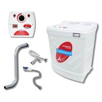 Kit Sauna Vapor 12kw 220v Bif + Kit Instalação + Quadro Analógico Sodramar Kit Sauna Vapor 12kw 220v Bif + Kit Instalação + Quadro Analógico Sodramar