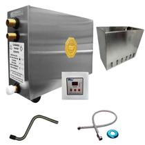 Kit Sauna Vapor 6kw 220 Trif. + Tubo Em Aço + Cesto de Ervas Impercap Kit Sauna Vapor 6kw 220 Trif. + Tubo Em Aço + Cesto de Ervas Impercap
