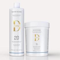 Kit savior blond emulsao reveladora 20v. d'vence 900ml e pó descolorante 500g