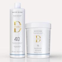 Kit savior blond emulsao reveladora 40v. d'vence 900ml e pó descolorante 500g Kit savior blond emulsao reveladora 40v. d'vence 900ml e pó descolorante 500g
