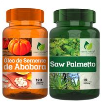 Kit Saw Palmetto + Óleo De Semente De Abóbora 120 Caps P/Pote