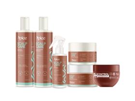 Kit Scalp Care Completo E Ph Control Anti Porosidade 280g - Ápice