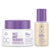 Kit Schwarzkopf BC Bonacure Frizz Away - Máscara 200ml + Smoothing Oil 50ml