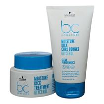 Kit Schwarzkopf BC Clean Performance Moisture Kick - Máscara 200ml + Curl Bounce 150ml