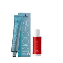 Kit Schwarzkopf Igora Royal Highlifts 12.0 Super Clareador Natural e Ox 30vol 60ml