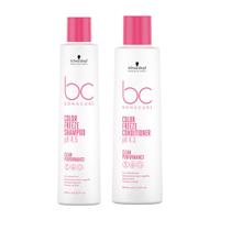 Kit Schwarzkopf Professional BC Bonacure Clean Color Freeze Shampoo 250ml e Condicionador 200ml