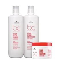 Kit Schwarzkopf Professional BC Bonacure Clean Performance Repair Rescue Salon Trio (3 Produtos)