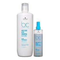 Kit Schwarzkopf Professional BC Bonacure Moisture Kick Glycerol - Shampoo 1L + Spray Conditioner 200ml