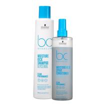 Kit Schwarzkopf Professional BC Bonacure Moisture Kick Glycerol - Shampoo 250ml + Spray Conditioner 200ml