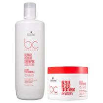 Kit Schwarzkopf Professional BC Bonacure Peptide Repair Rescue Salon Shampoo e Máscara