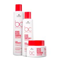 Kit Schwarzkopf Professional BC Bonacure Peptide Repair Rescue Trio (3 Produtos)