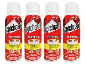 Kit Scotchgard 3M Protetor Spray Impermeabilizante Para Tecidos Original 353ML 4 Unidades