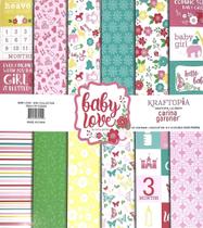 Kit Scrapbook KT - Baby Love Girl