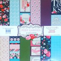 Kit Scrapbook KT - Posy Garden - Loja do Papel