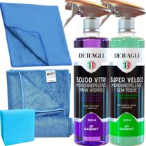 Kit Scudo Vitri e Super Veloce Dettagli Sandet Proteção, Hidrorrepelência e Brilho Kit Scudo Vitri e Super Veloce Dettagli Sandet Proteção, Hidrorrepelência e Brilho