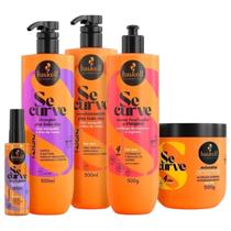 Kit Se Curve Cabelos Crespos 5 itens 500ml Haskell