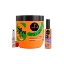 Kit Se Curve Finalizador Curva e Cola 500ml + Sérum Óleo Haskell + Presente Lourre 15ml