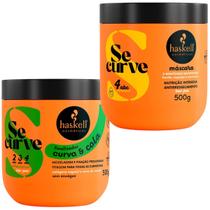 Kit Se Curve Finalizador Curva e Cola + Máscara 3 Manteigas 500ml Haskell