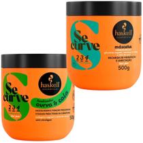 Kit Se Curve Finalizador Curva e Cola + Máscara Hidronutrição 500ml Haskell