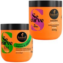 Kit Se Curve Finalizador Curva e Cola + Máscara Poder Dos Óleos 500ml Haskell