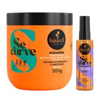 Kit Se Curve Máscara Hidronutrição 500ml + Sérum Óleo Haskell