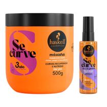 Kit Se Curve Máscara Poder Dos Óleos 500ml + Sérum Óleo Haskell