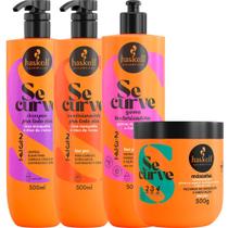 Kit Se Curve Shampoo + Cond + Goma Texturizadora + Máscara Hidronutrição 500ml Haskell