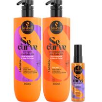 Kit Se Curve Shampoo + Condicionador 500ml + Sérum Óleo Do Poder 60ml Haskell