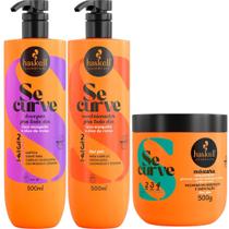 Kit Se Curve Shampoo + Condicionador + Máscara Hidronutrição 500ml Haskell