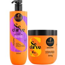 Kit Se Curve Shampoo + Máscara 3 Manteigas 500ml Haskell