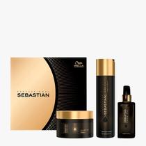 Kit Sebastian Dark Oil Shampo 250ml + Máscara 150ml + Óleo Capilar 95ml