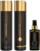 Kit Sebastian Dark Oil Shampoo Condicionador Dark Oil 95Ml